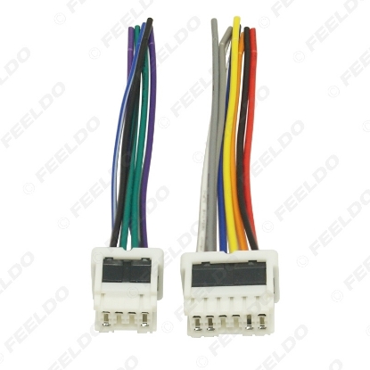 Picture of Car Stereo Power Wiring Harness Adapter For Old NISSAN Micra Patrol Skyline Sunny Primera Radio Wire Plug