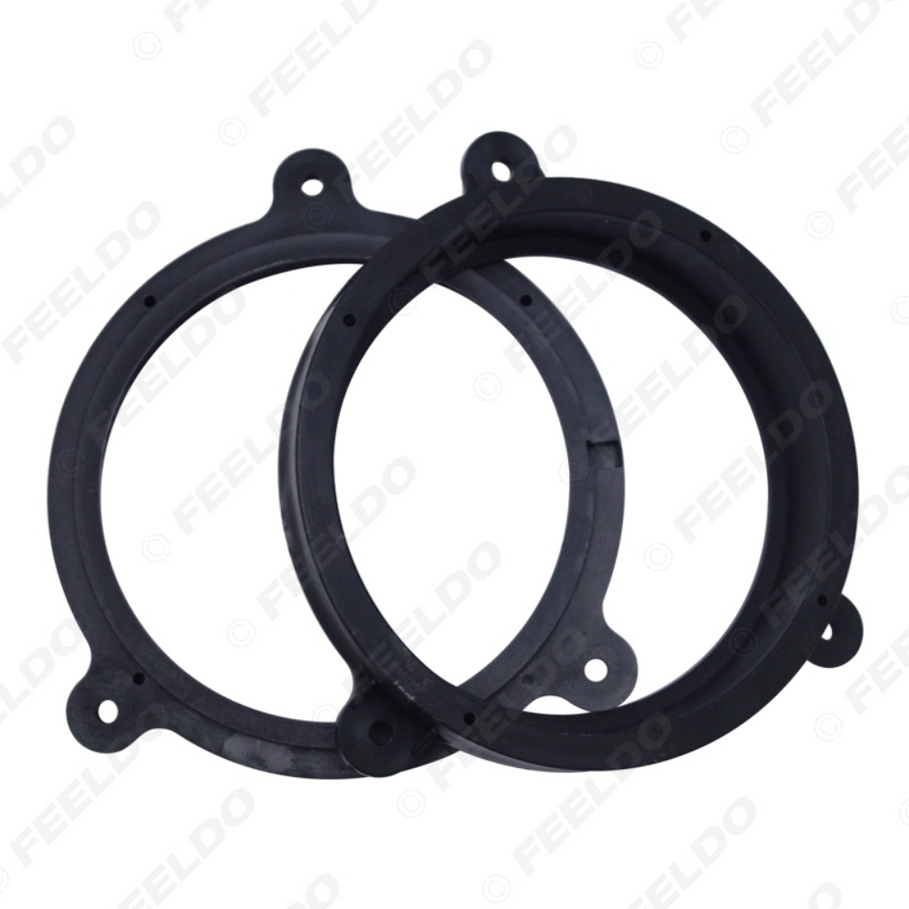 Picture of 6.5" Car Speaker Spacer Solid Modified Rings Kit for Subaru Forester Rear Door Audio Pad Mat Adapter