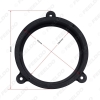 Picture of 6.5" Car Speaker Spacer Solid Modified Rings Kit for Subaru Forester Rear Door Audio Pad Mat Adapter