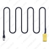 Picture of Car ISO 6Pin to 3.5MM Jack Stereo Audio Aux Cable Adapter For Fiat Grande Punto Alfa 159 with 2pcs Key Tools
