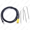 Picture of Car ISO 6Pin to 3.5MM Jack Stereo Audio Aux Cable Adapter For Fiat Grande Punto Alfa 159 with 2pcs Key Tools