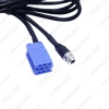 Picture of Car Stereo Female 3.5MM Jack Aux Adapter Cable For AUDI VW Passat Polo Bora with 2-Key Tool Radio Wire