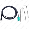 Picture of Auto Mini ISO 6pin to 3.5MM Female Jack AUX Cable with Removal Keys for Renault OEM Radio Wire Adapter