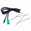 Picture of Auto Mini ISO 6pin to 3.5MM Female Jack AUX Cable with Removal Keys for Renault OEM Radio Wire Adapter
