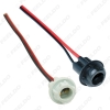 Picture of White/Black Car T10 194 LED Bulbs Base Holder Adapter Socket Harness Plug For Car Styling