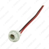 Picture of White/Black Car T10 194 LED Bulbs Base Holder Adapter Socket Harness Plug For Car Styling