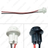 Picture of White/Black Car T10 194 LED Bulbs Base Holder Adapter Socket Harness Plug For Car Styling
