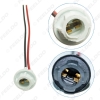 Picture of White/Black Car T10 194 LED Bulbs Base Holder Adapter Socket Harness Plug For Car Styling