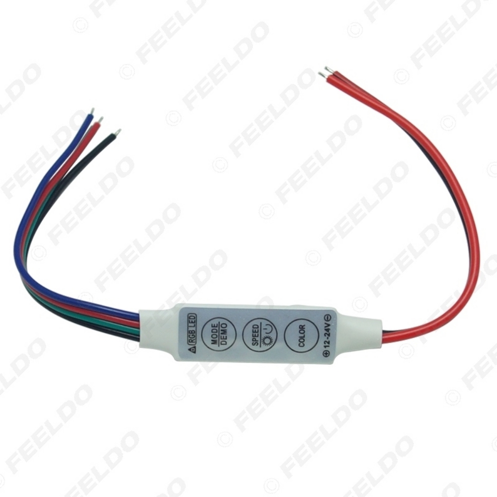 Picture of DC12V~24V LED Flasher Module Flash Strobe Controller With 4-Wire Connecotr For LED Strip Light