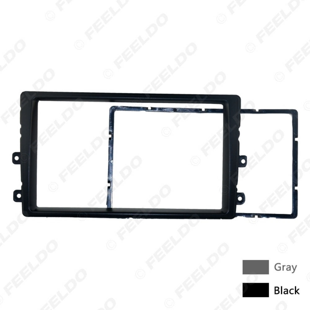 Picture of Car 2DIN Radio Stereo Fascia Panel Frame Installation Mount Adapter Kit For Kia Forte/Cerato/Naza Forte Black/Grey
