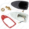 Picture of 1Set  Waterproof Universal Car Radio Antenna Shark Fin Roof Decorative Antenna With FM/AM Radio Function 7-Color