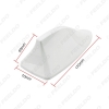 Picture of 1Set  Waterproof Universal Car Radio Antenna Shark Fin Roof Decorative Antenna With FM/AM Radio Function 7-Color