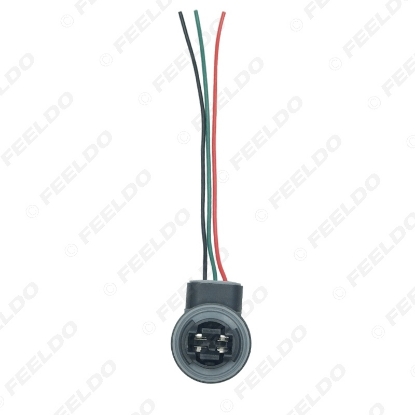 Picture of Car 3157/3057/3155/3357/3457/3757/4057/4157/W2.5X16Q LED Bulb Brake Signal Light Socket Harness Wire