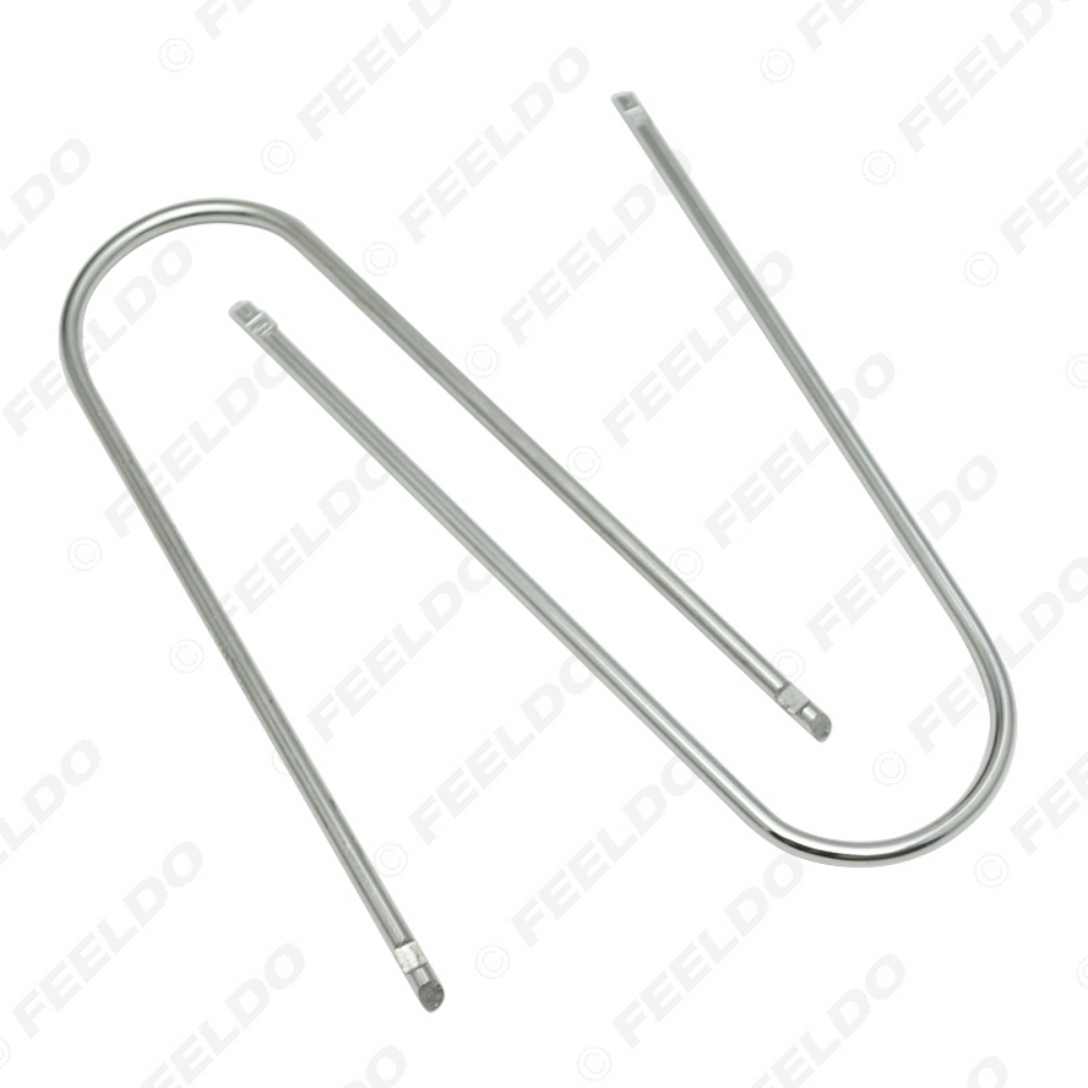 Picture of 2pcs Car Audio Video Stainless Steel Installation and Removal U-Style Auto Raio Tools