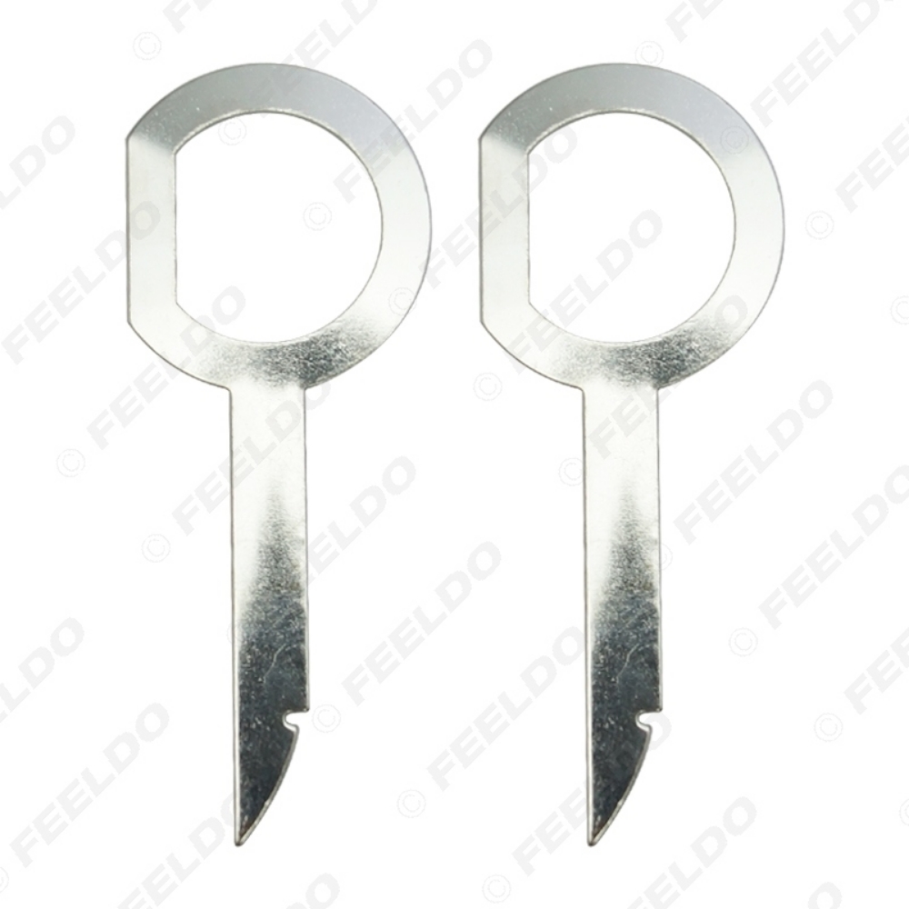 Picture of 2pcs Car Stereo CD DVD Head Unit Audio Key Removal Tools Host Disassembly Removal Repair Tools