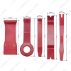 Picture of 5pcs Red Auto Stereo Dash Door Soundproof Clip Panel Open Remover Tool Moulding Trim Dashboard Removal Tool Kit