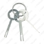 Picture of 3pcs Car Terminal Wiring Crimp Connector Extractor Pin Removel Key Tool Auto Terminal Removal Tool Kit