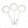 Picture of 3pcs Car Terminal Wiring Crimp Connector Extractor Pin Removel Key Tool Auto Terminal Removal Tool Kit
