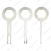 Picture of 3pcs Car Terminal Wiring Crimp Connector Extractor Pin Removel Key Tool Auto Terminal Removal Tool Kit