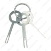 Picture of 3pcs Car Terminal Wiring Crimp Connector Extractor Pin Removel Key Tool Auto Terminal Removal Tool Kit