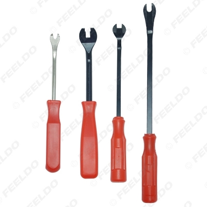 Picture of Auto Pry Bars Pry Bar Buckle Screwdriver Door Panel Removal Fastener Disassemble Vehicle Refit Tool Clip Removal Plier 4-Size