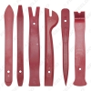 Picture of 6pcs Red DIY Auto Door Radio Panel Dash Trim Removal Pry Opening Tools Set Car Repair Tool Kit Plastic Hand Tools