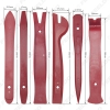 Picture of 6pcs Red DIY Auto Door Radio Panel Dash Trim Removal Pry Opening Tools Set Car Repair Tool Kit Plastic Hand Tools