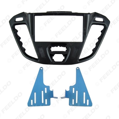 Picture of Car 2DIN Audio Radio Fascia Plate Panel Frame for 2013 Ford Transit Custom Installation Trim Dash Kit