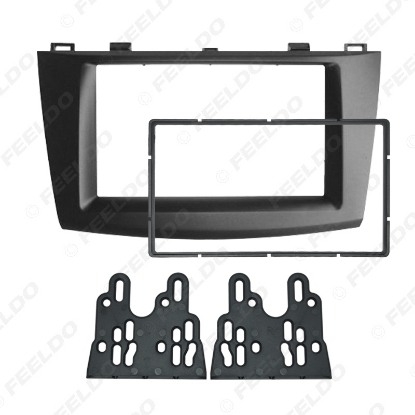 Picture of Car Audio Radio Fascia Plate Panel Frame for Mazda 3 2010-2013 2DIN Installation Dash Mount Trim Kit