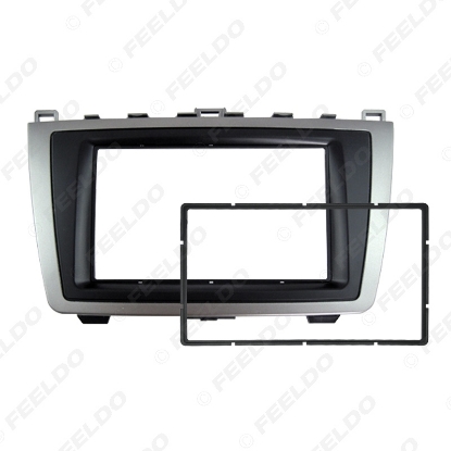 Picture of Car 2DIN Audio Radio Fascia For Mazda 6 2009-2013 Stereo Plate Panel Frame Installation Dash Mount Trim Kit