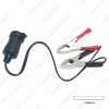 Picture of 12V Car Motorbike Tractor Boat Clip-on Cigarette Lighter Socket Cable Adaptor