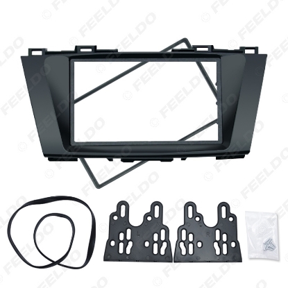 Picture of Car Stereo Panel for Mazda 5 Premacy Nissan Lafesta High Star 2DIN Radio Fascia Frame Refitting Dash Trim Kit
