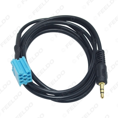 Picture of Car CD Radio Audio 3.5mm 8-Pin AUX Plug Cable Input Adapter for Mercedes Benz Smart 450 AUX Wire Cable