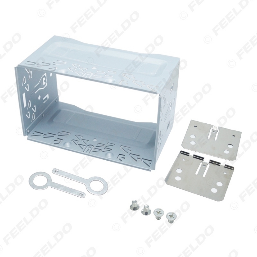 Picture of Car Radio 2DIN Installation Metal Cage Kits Brackets/Screws/Keys for Volkswagen 1997-2009 Series Jetta Chico Golf Bora/Polo/MK3/MK4