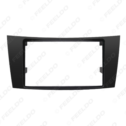 Picture of Car 2Din Stereo CD/DVD Panel Fascia Stereo Frame For Mercedes BENZ E CLASS W211 CD Radio Dash Panel Installation Kits