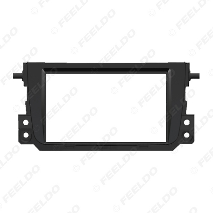 Picture of Black 2Din Car Stereo Audio Panel Fascia Frame Trim For Mercedes BENZ Smart Fortwo 2011 Radio Dash Refitting Kit