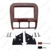 Picture of Car 2Din Stereo Radio Fascia Frame for BENZ S-Class W220 Dashboard Mount Trim Facia Panel Installation Kit 2-Color