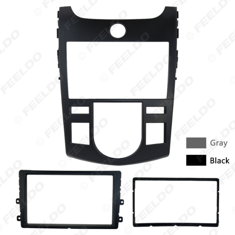 Picture of Car Stereo Radio Fascia Panel Frame Trim Dash Face Plate Installation Kit For KIA Cerato(09-12)/Forte(09-12)/Naza Forte Auto AC Aftermarket Installation