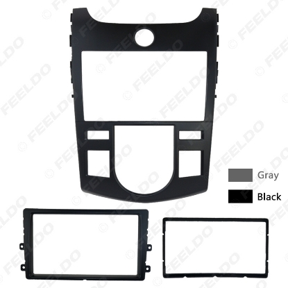 Picture of Car Stereo Radio Fascia Panel Frame Trim Dash Face Plate Installation Kit For KIA Cerato(09-12)/Forte(09-12)/Naza Forte Auto AC Aftermarket Installation