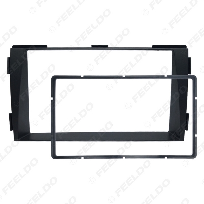 Picture of Car 2Din Radio Fascia Frame for Hyundai Sonata NFC 2009-2010 Stereo Face Panel Dash Installation Trim Kit