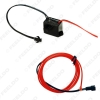 Picture of 2M 9-color Flexible Moulding EL Neon Glow Lighting Rope Strip With Fin For Car Decoration