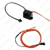 Picture of 2M 9-color Flexible Moulding EL Neon Glow Lighting Rope Strip With Fin For Car Decoration