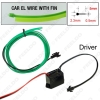 Picture of 2M 9-color Flexible Moulding EL Neon Glow Lighting Rope Strip With Fin For Car Decoration