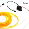 Picture of 2M 9-color Flexible Moulding EL Neon Glow Lighting Rope Strip With Fin For Car Decoration