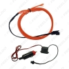 Picture of 1M Car Decoration Flexible Moulding EL Neon Glow Lighting Rope Strip With Fin And Cigar/Cigarette Lighter 9-color