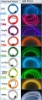 Picture of 1M Car Decoration Flexible Moulding EL Neon Glow Lighting Rope Strip With Fin And Cigar/Cigarette Lighter 9-color