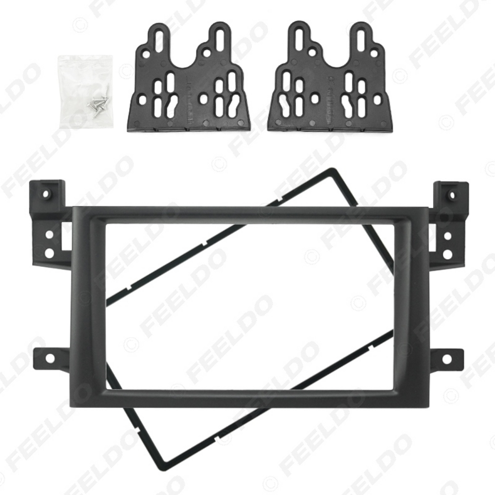 Picture of Car 2Din Refitting DVD Frame Panel Dash Kit for SUZUKI GRAND VITARA Escudo 2005+ Radio Audio Fascia Frame Trim Mount Kit