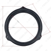 Picture of 2pcs/set 6.5" Car Front Door Speaker Spacer Solid Modified Rings for Ford Focus Audio Pad Mat Plate Loudspeaker Brackets