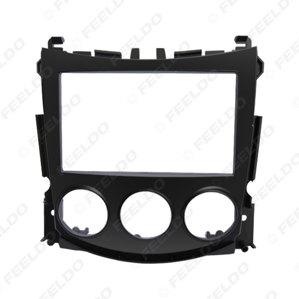 Picture of 2DIN Car Radio Audio Panel Plate Fascia Frame for NISSAN 370Z 2009-2012 Stereo DashBoard Fitting Adaptor Frame Trim Kit
