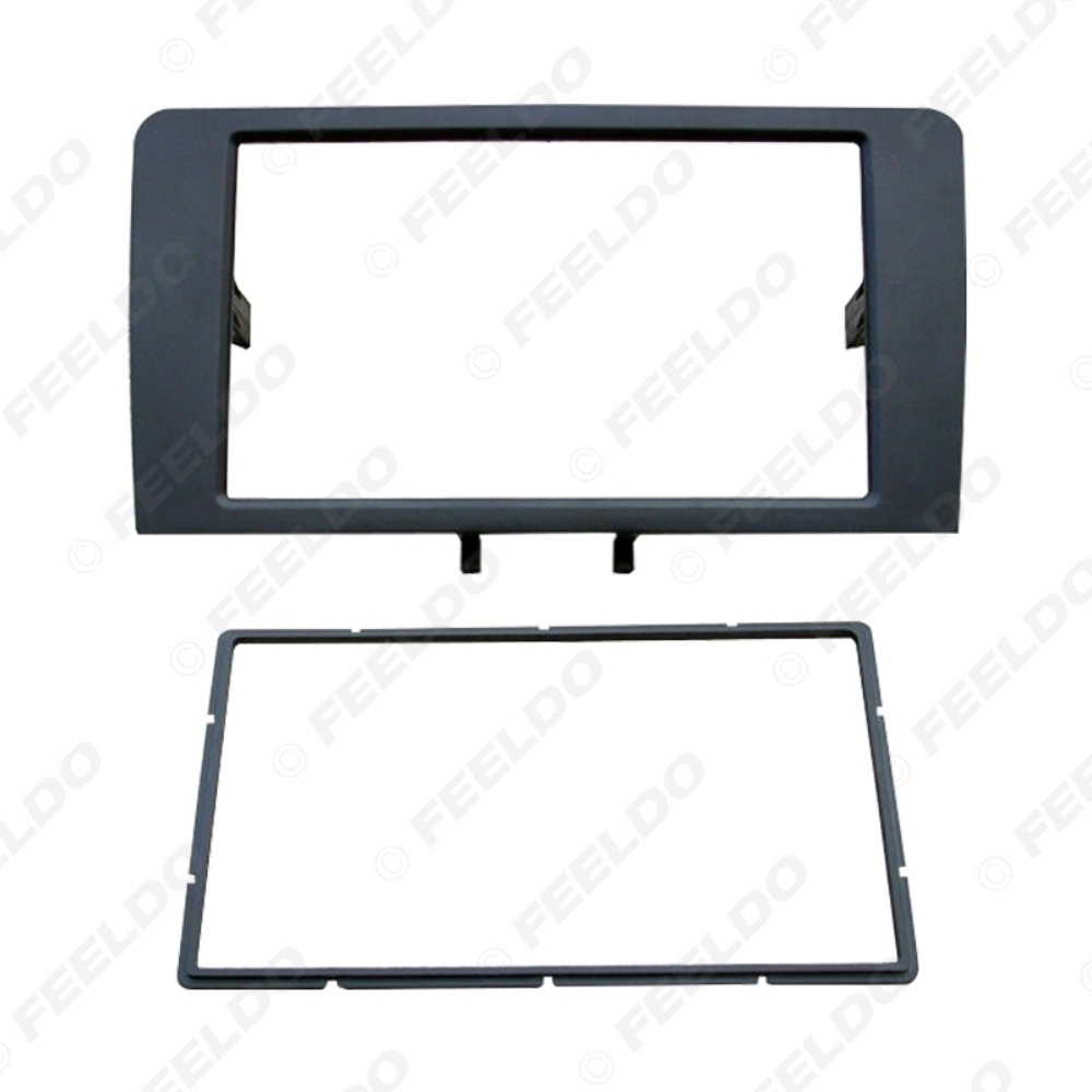 Picture of Car 2DIN Stereo Radio Panel Fascia Frame For AUDI A3 2003-2008 A3 (8P/8PA) 2008-2012 Refitting Dash Fitting CD Frame Trim Kit